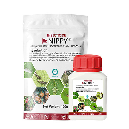 NIPPY® Nitenpyram 15%+Pymetrozine 45% 60%WDG Insecticide